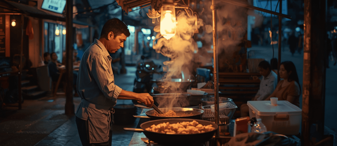 Street food malam sebagai bagian dari wisata kuliner daerah Indonesia