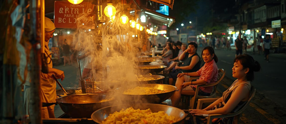 Wisata kuliner murah enak di tenda kaki lima malam hari